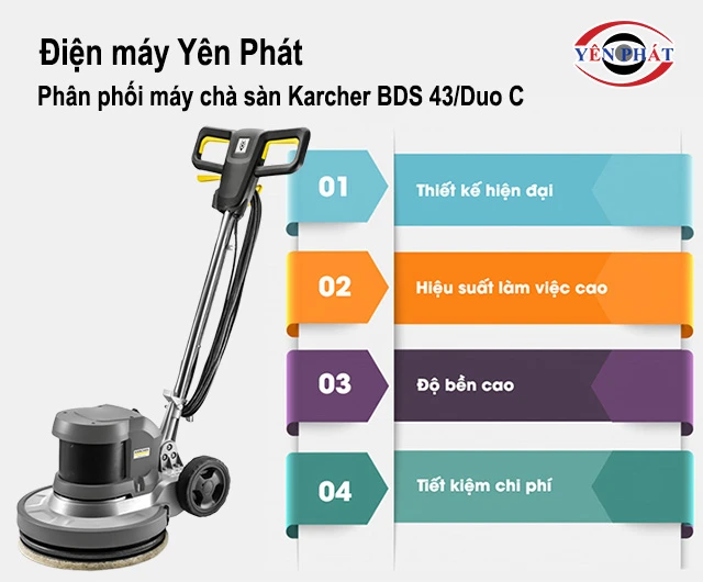 mua Máy chà Karcher BDS 43/Duo C yên phát