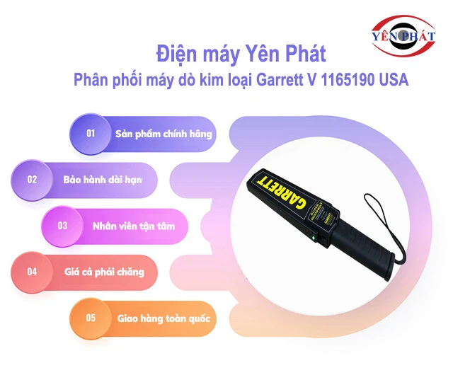 mua may dò Garrett V 1165190 USA ở yên phát