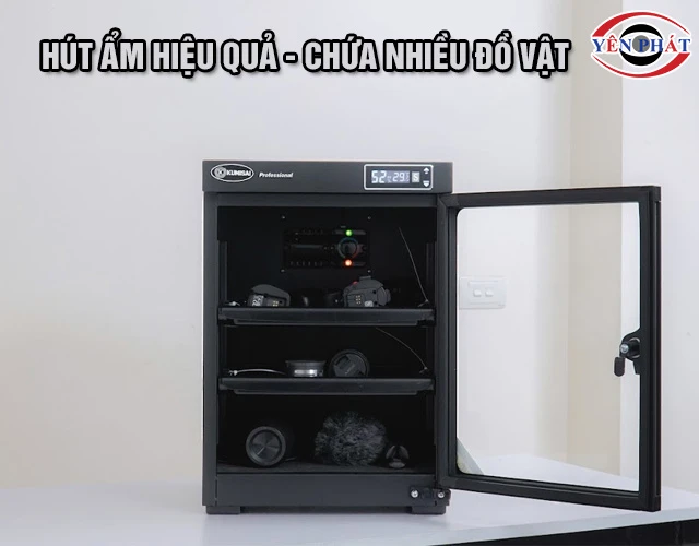 Tủ chống ẩm Kumisai DHC 040 hút ẩm tốt