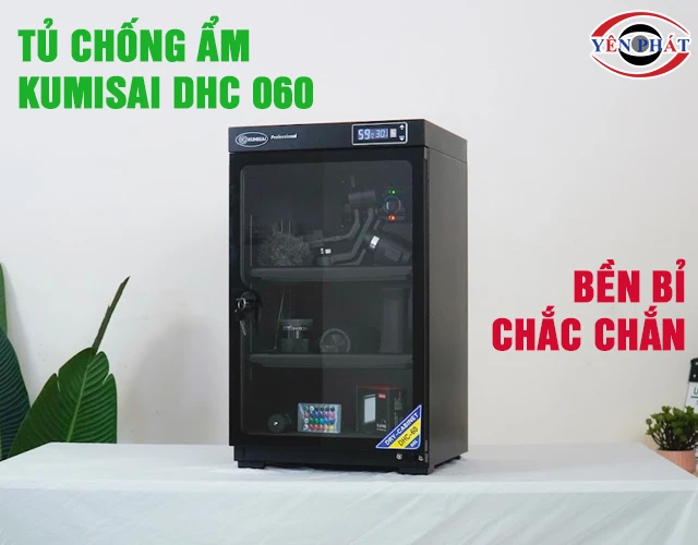 Tủ chống ẩm Kumisai DHC 060 chắc chắn