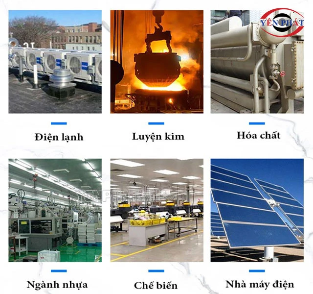 ứng dụng tháp giải nhiệt Liang Chi LBC-1250RT 
