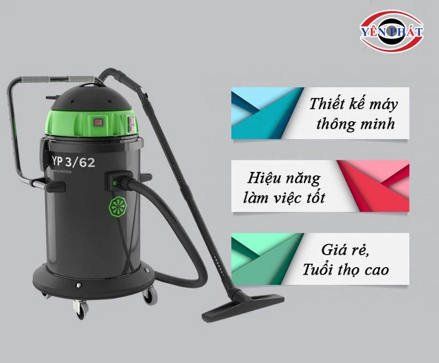 ưu điểm Máy hút bụi IPC YP3/62 W&D