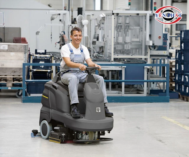 vận hành máy chà sànKarcher B90 R Classic Bp