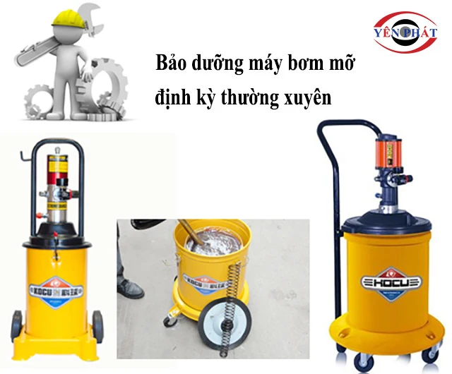 bảo dưỡng máy bơm mỡ Kocu GZ-10