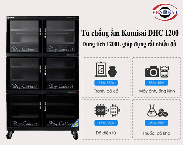 lợi ích của tủ chống ẩm kumisai DHC 1200