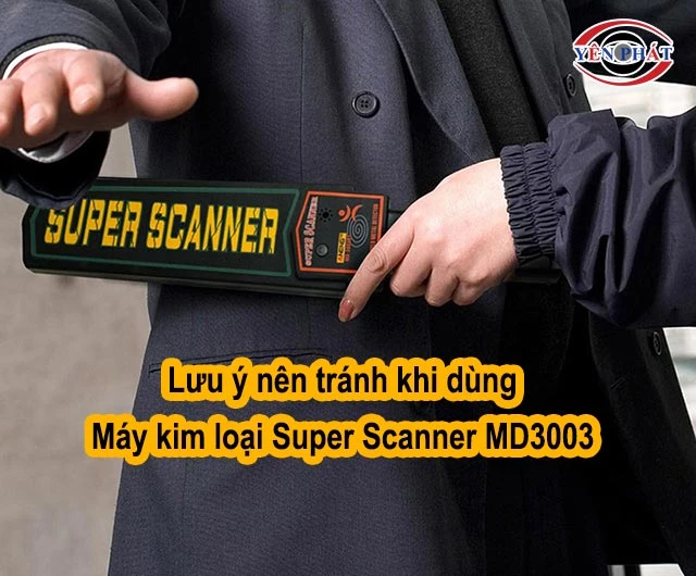 lưu ý khi dùng máy dò kim loại MD3003