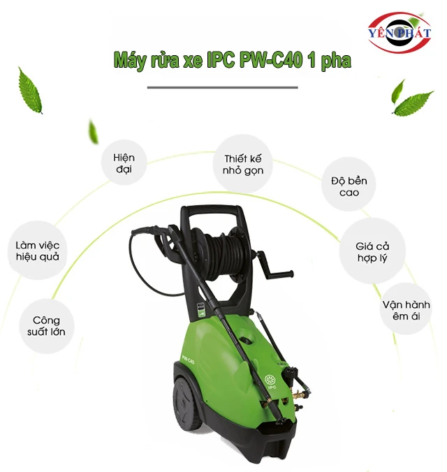 ưu điểm Máy rửa xe IPC PW-C40 1 pha