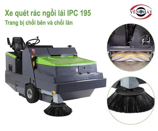 chổi quét của xe quét rác IPC 195