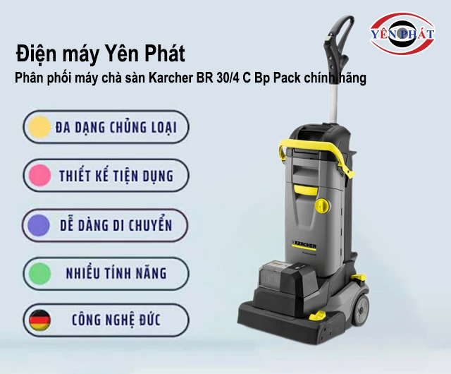 Máy Karcher BR 30/4 C Bp Pack yên phát