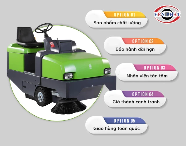 mua xe quét rác IPC 175 tại yên Phát