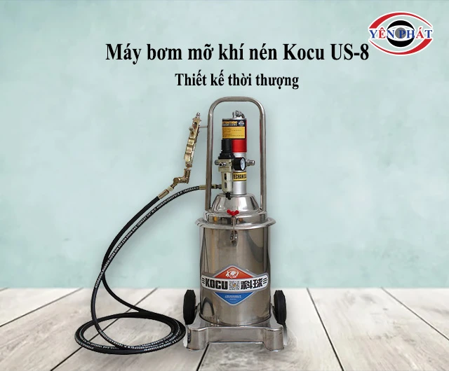 Máy bơm mỡ khí nén Kocu US-8