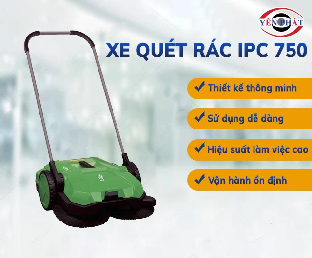 ưu điểm xe quét rác IPC 550M