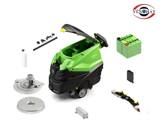 cấu tạo của máy chà sàn IPC CT71 BT60