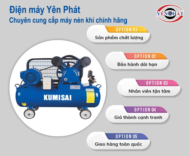 máy nén khí tại yên phát