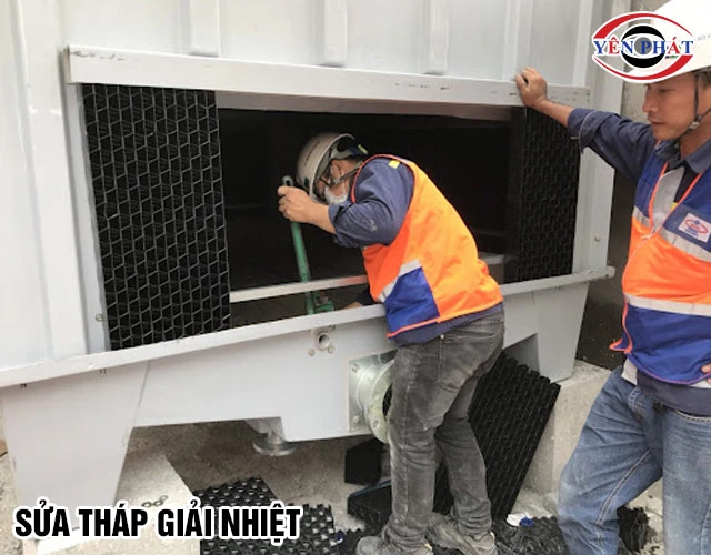 Nhiệt độ nước tháp giải nhiệt tăng cao phải sửa chữa nhiều