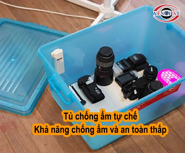 tủ chống ẩm tự chế tính an toàn thấp
