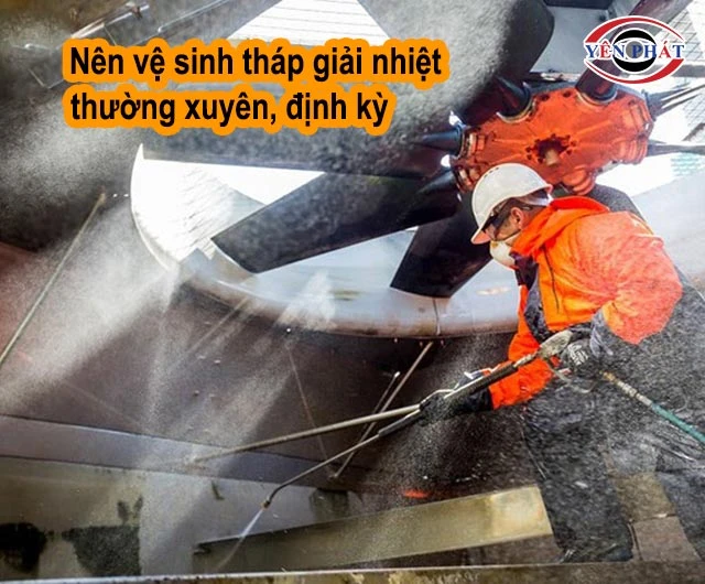 vệ sinh tháp giải nhiệt