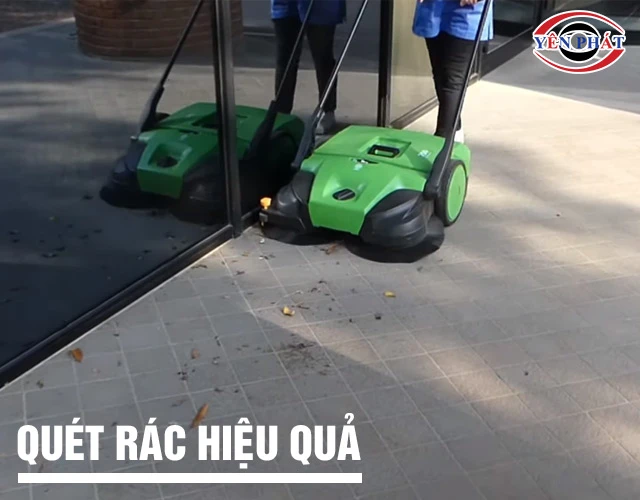Xe quét rác IPC 750 làm việc hiệu quả