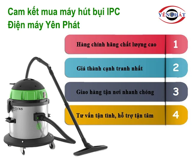 cam kết mua máy hút bụi yên phát