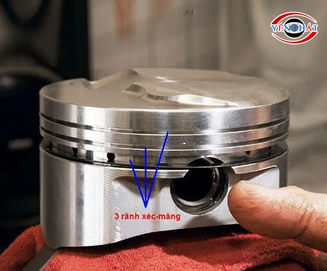Chức năng bộ xéc măng máy nén khí