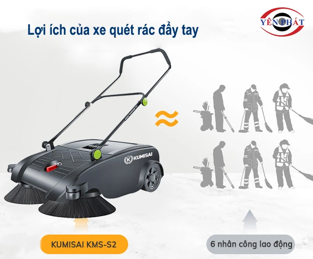 lợi ích của xe quét rác đẩy tay