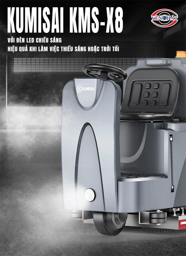 đèn chiếu sáng của Máy chà sàn Kumisai KMS-X8