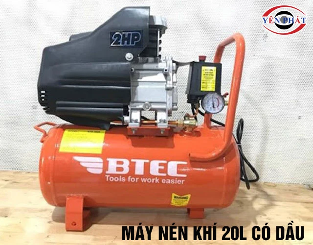 máy khí nén 20l có dầu