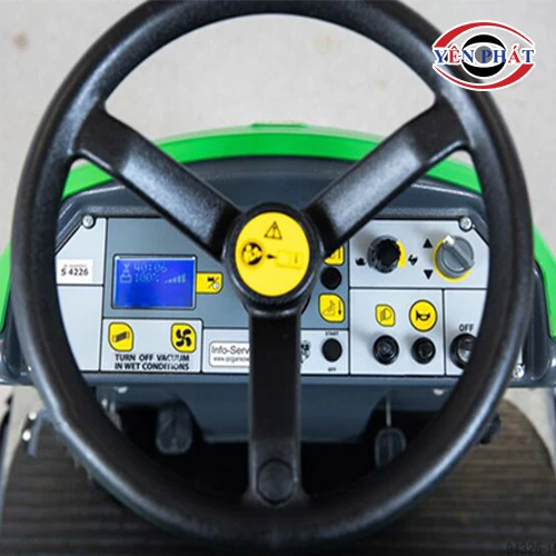 Xe quét rác đường ngồi lái công nghiệp IPC 1250 3