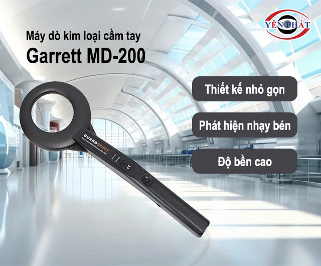 ưu điểm của máy dò kim loại Garrett MD-200
