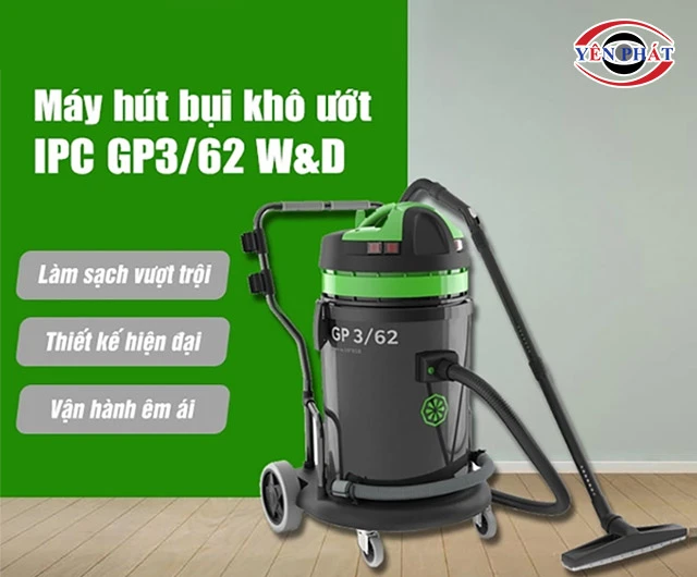 ưu điểm Máy hút bụi IPC GP3/62 W&D