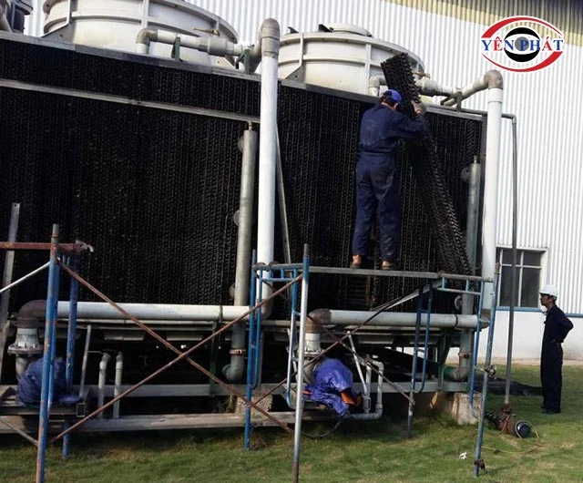 vệ sinh tháp giải nhiệt TASHIN TSS 60RT
