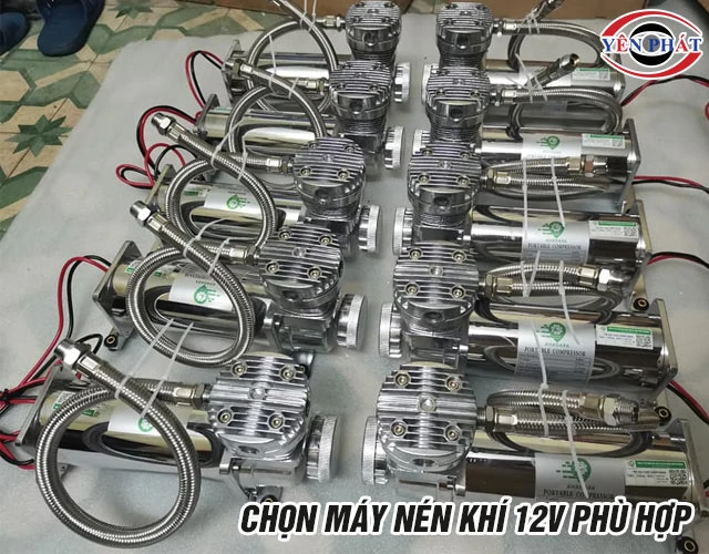 Chọn máy nén khí 12V phù hợp