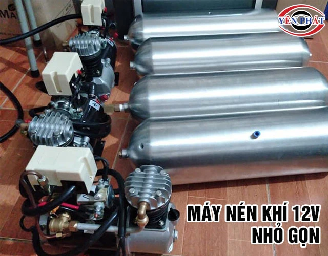 Máy nén khí 12V nhỏ gọn