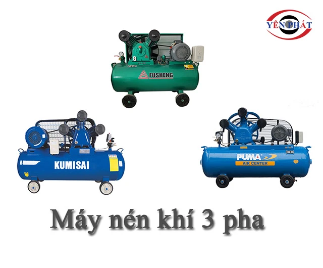 Bảng giá #5 máy nén khí 3 pha: Siêu rẻ, Chính hãng, Bền bỉ