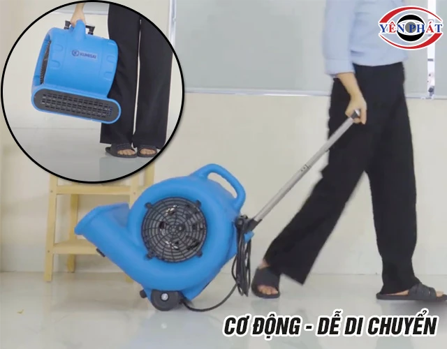 Quạt thổi thảm Kumisai KMS 4200 cơ động