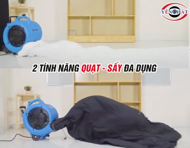 Quạt thổi thảm Kumisai KMS 4200 2 tính năng đa dụng
