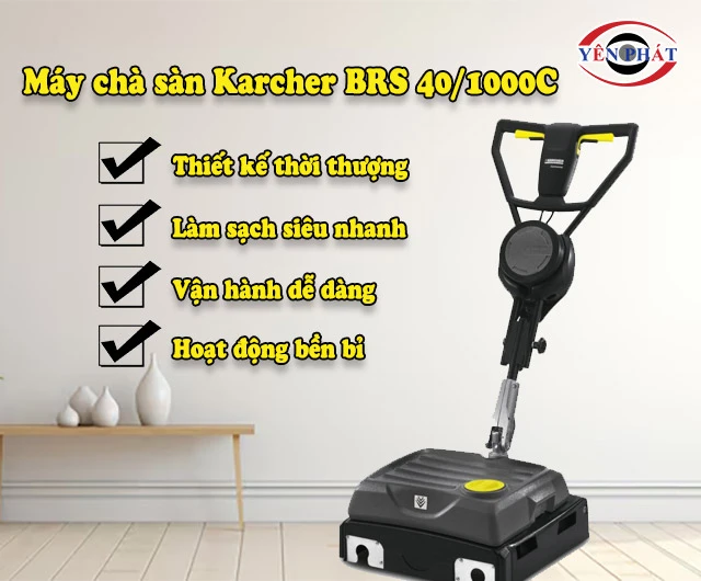 ưu điểm của máy chà sàn Karcher BRS 40/1000 C