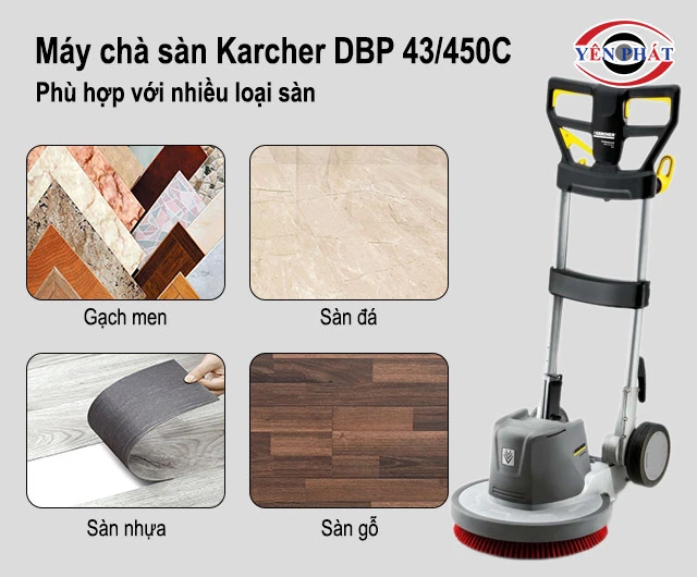 tưởng thích với nhiều loại sàn