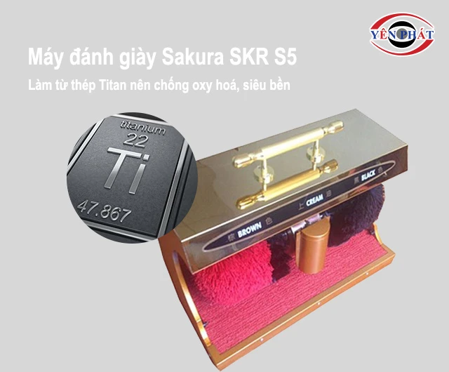 chất liệu của Máy đánh giày Sakura SKR S5