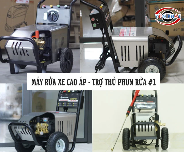 Máy rửa xe cao áp loại là trợ thủ vệ sinh đắc lực