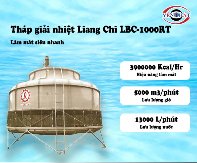 tháp giải nhiệt nước Liang Chi LBC-1000RT