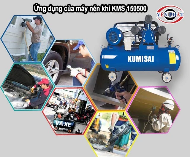 ứng dụng của Máy khí nén KMS-150500