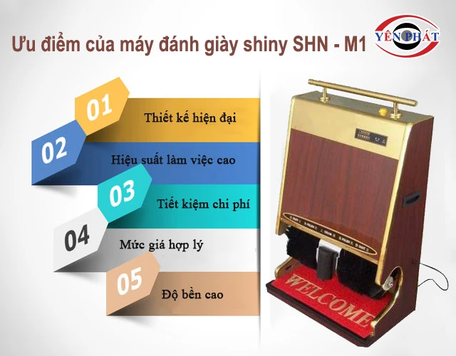 ưu điểm của Máy đánh giày shiny SHN - M1
