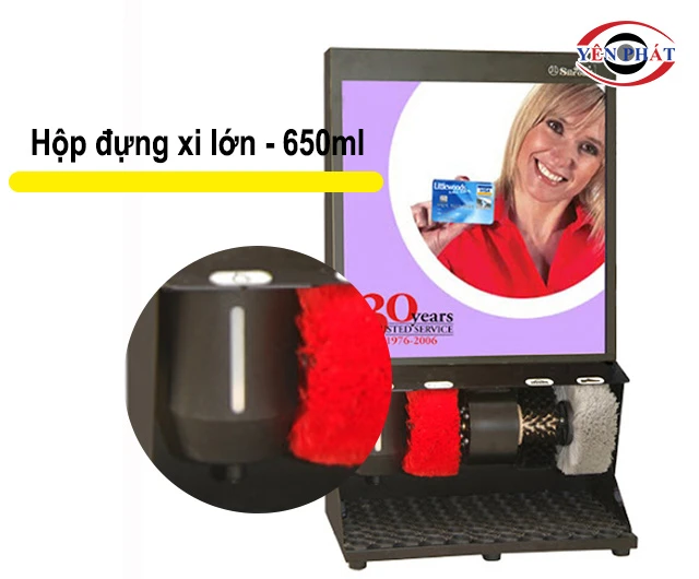 Dung tích bình xi lớn