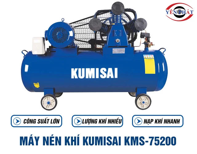 Máy nén khí Vũng Tàu Kumisai KMS-75200