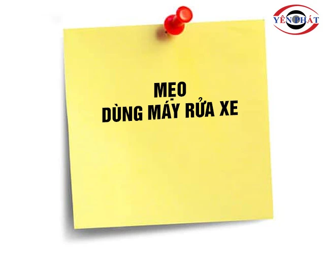 Mẹo dùng máy rửa xe công suất lớn Kumisai KMS 450