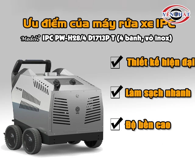 ưu điểm của Máy rửa xe IPC PW-H28/4 D1713P T