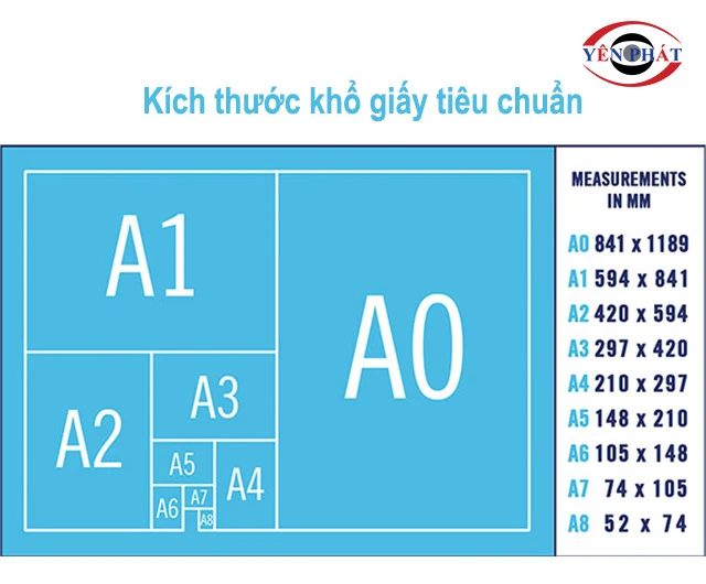khổ giấy tiêu chuẩn