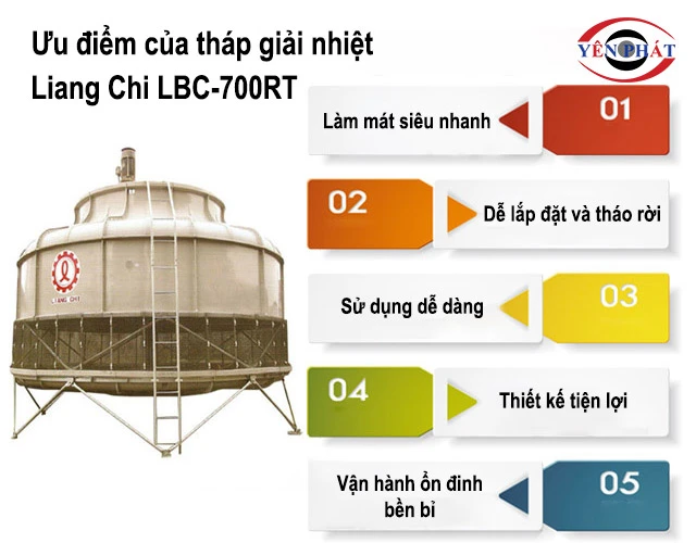ưu điểm của tháp làm mát LBC-700RT