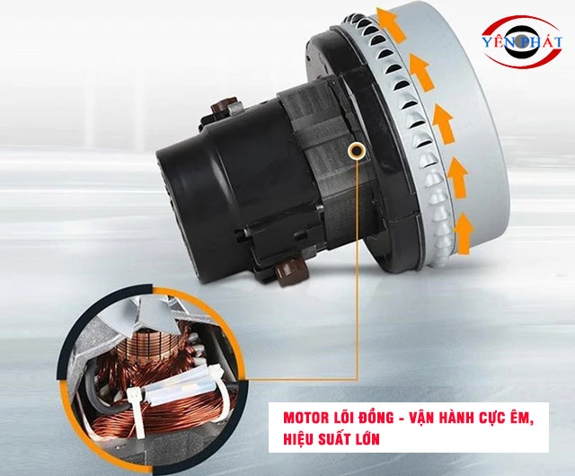 Vận hành êm ái, hiệu suất cao